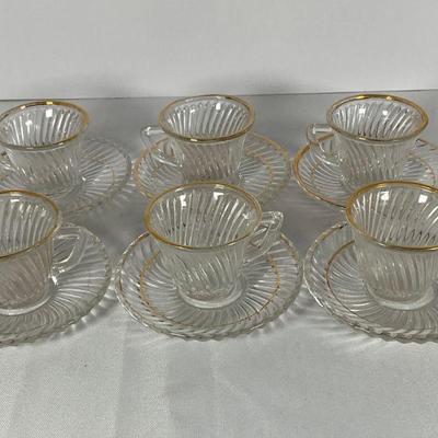 Childs Glass Demitasse Cups