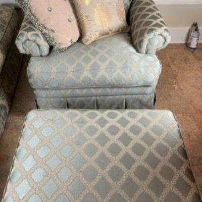 Havertys Chair And Ottoman