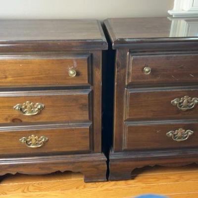 Two Pine Nightstands