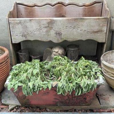 Pots, Shelf Planter and Garden Decor
