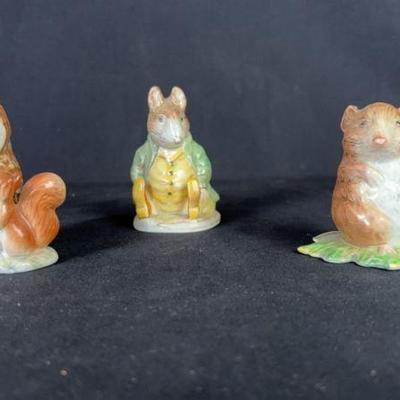 English Porcelain Beatrix Potter Figurines