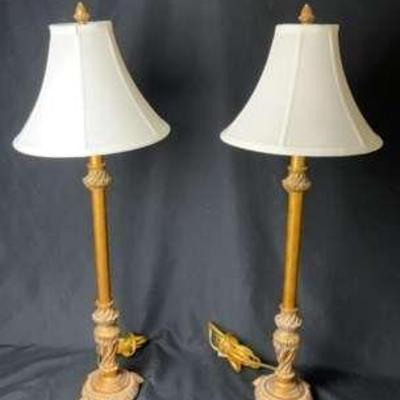 Pair of Tall Table Lamps