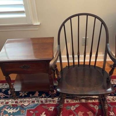 Young hinkle Cherry House Solid Cherry Table And Rocking Chair
