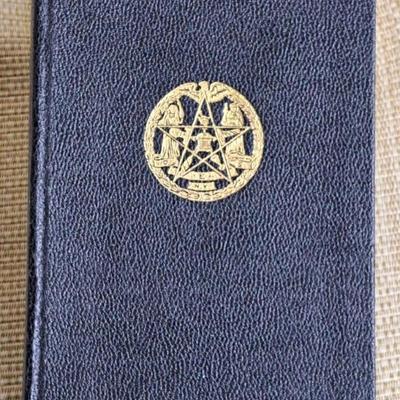 Rare 1939 Edition Of The Authorized Standard Ritual Of The Order Of The Eastern Star Of The State Of New York