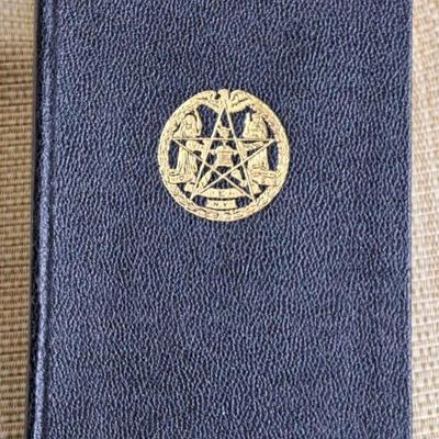 Rare 1939 Edition Of The Authorized Standard Ritual Of The Order Of The Eastern Star Of The State Of New York
