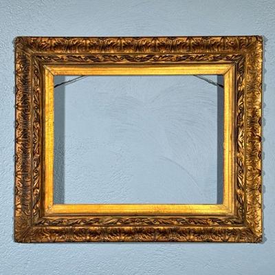 19TH CENTURY CARVED FRAME | Very fine frame carved in high relief, Insert 19.5 x 25.5. - w. 35.5 x h. 29.5 in (overall)

