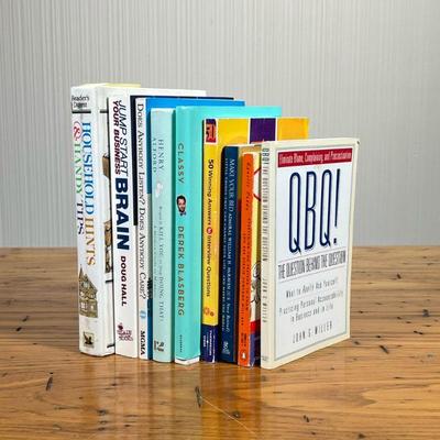 ASSORTED SELF-HELP BUSINESS AND HEALTH BOOKS | Mixed lot of self-help books, business related books, health books and more!

