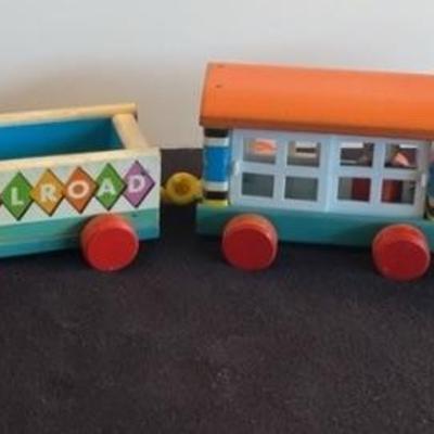 Vintage wooden Fisher Price