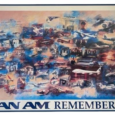 Pan Am Remembered Framed Poster