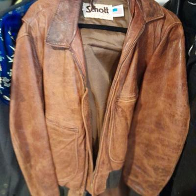 Schott NYC leather jacket