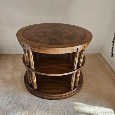 Drexel round side table