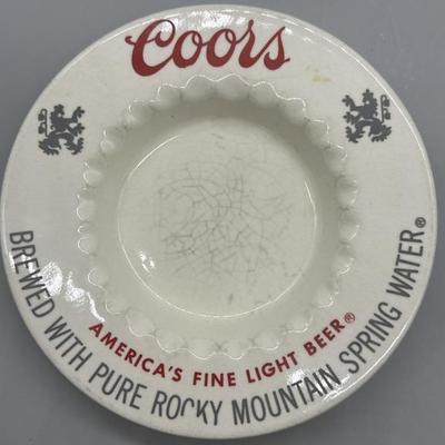 Vintage Ashtray, Coors Advertising Piece