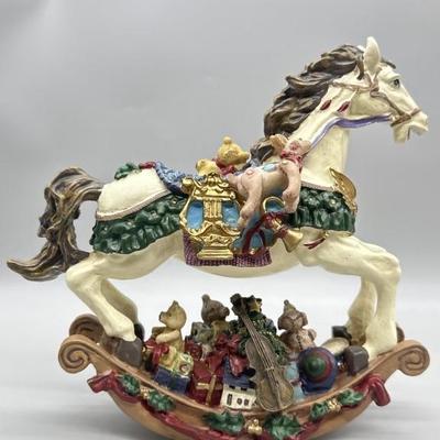 Cedar Creek Rocking Horse Christmas Figurine