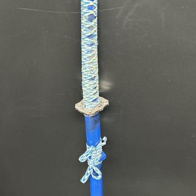 Ornamental Blue Sword in Scabbard from China