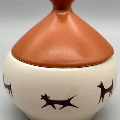 Vintage McCoy Pottery UpJohn Unipet Treat Bowl