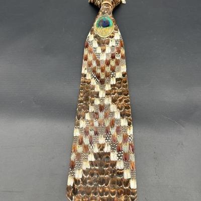 Pheasant Feather Necktie