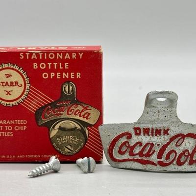 Vintage Coca Cola Wall Mount Bottle Opener