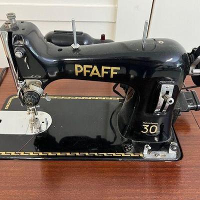 PFAFF Antique Sewing Machine and Cabinet
