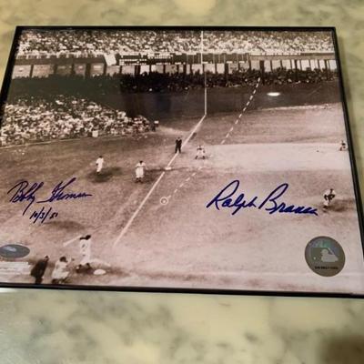 Bobby Thomson/Ralph Branca 1951 "Shot Heard Round the World"