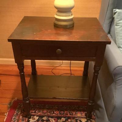 $85 end table/side table, 1 drawer, 1 shelf 29