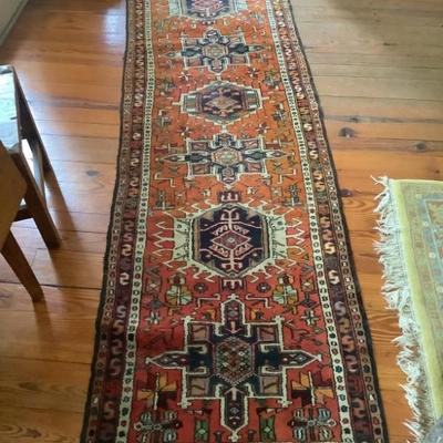 $275- hand-knotted runner 110