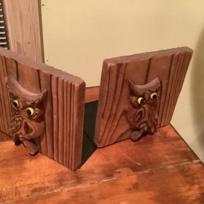 Owl bookends