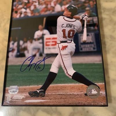 Chipper Jones COA