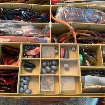 Tackle box and fishing gear