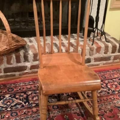$40-wooden rocking chair 36