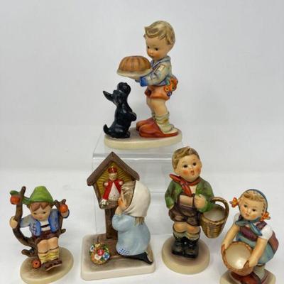 (5) Goebel Hummel Figurines