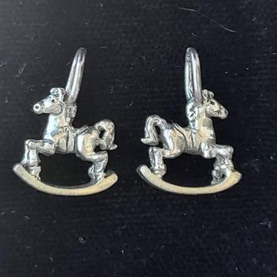 Sterling Silver Rocking Horse Charms