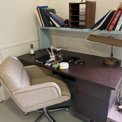 Office Chair and Desk