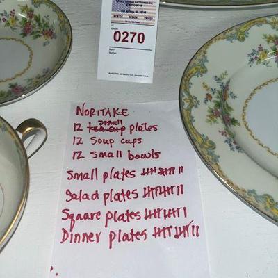 Noritake China Set 