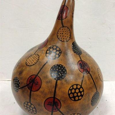 Large painted gourd