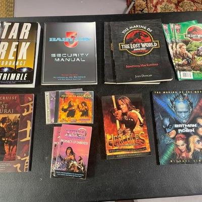 Books - Star Trek, Babylon 5, Xena, Hercules, etc