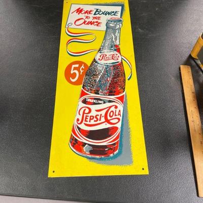 Pepsi Metal Sign