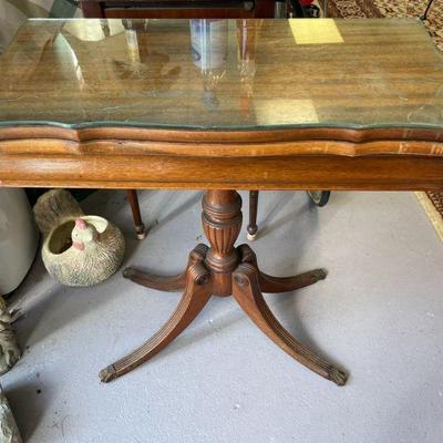 Game Table w/glass