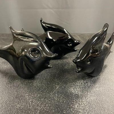 Art Glass Fish Signed