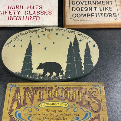 Wood Signs