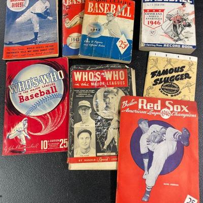 Baseball Books 1940s