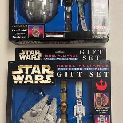 Vintage Star Wars Digital Watch sets - new old stock