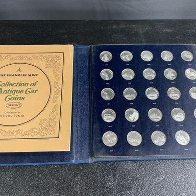 Franklin Mint STERLING SILVER Car Coins