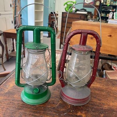 2 Dietz Monarch Lanterns