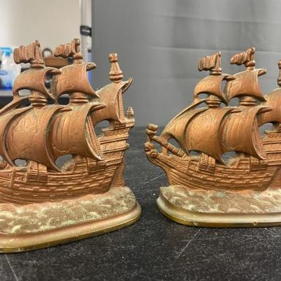 Galleon Bookends