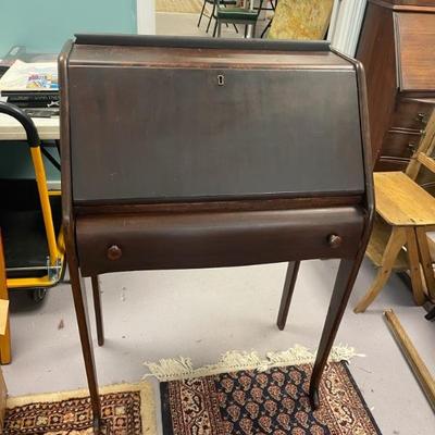 Slant front desk