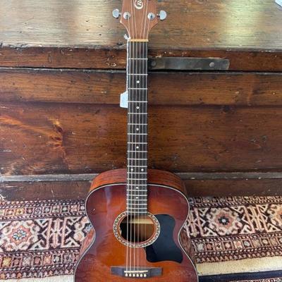 Crafter Cedar Guitar w/electronics on board