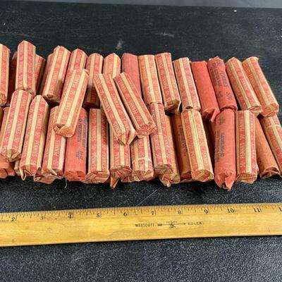 Unsearched Rolls Wheat Pennies