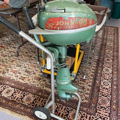 Johnson Outboard Motor w/Stand