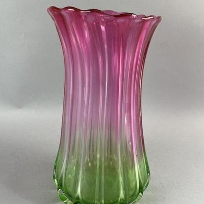 Lot 24 | Large Blown Glass Floor Vase
