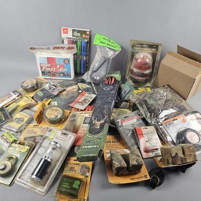 Lot 202 | Large Lot of Hunting Supplies & Accessories